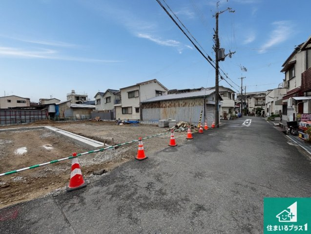 ■摂津市別府　売土地の前面道路含む現地写真|周辺は落ち着いた街並みの住宅地！子育てがしやすい住環境です！