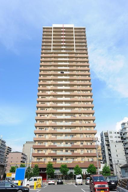 カスタリアタワー長堀橋の外観パース