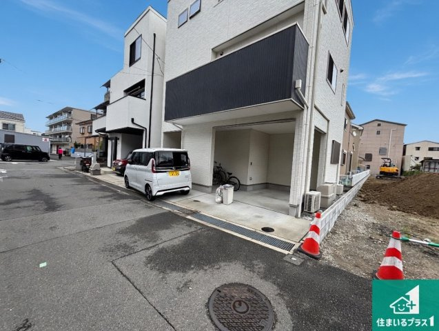 ■摂津市別府　売土地の前面道路含む現地写真|周辺は落ち着いた街並みの住宅地！子育てがしやすい住環境です！