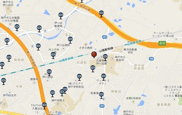 ステューディオ46の地図