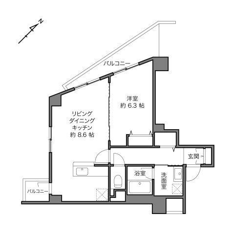 【間取り】 | ライオンズガーデン幡ヶ谷
