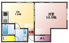メゾン内藤の間取り