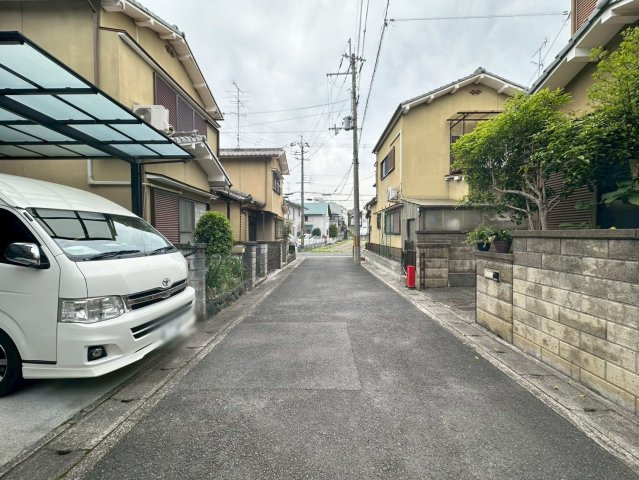 樫原上池田町の外観|前道５ｍと見通し良好！（R8.4撮影）