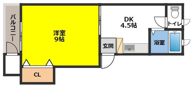 レザンA棟の間取り