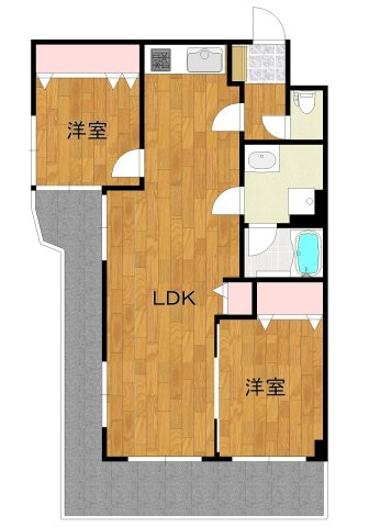 サンライフ鶴見の間取り