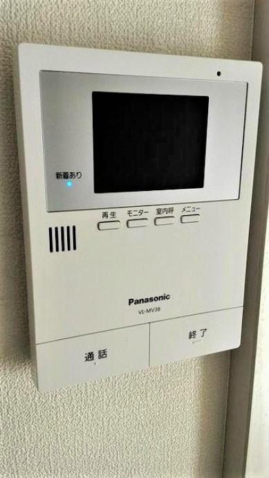 青梅市河辺町８丁目のアパートのセキュリティ