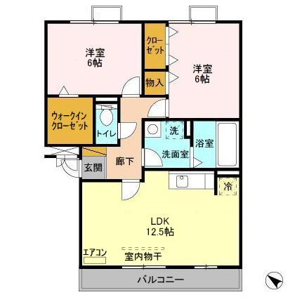 レジデンス ヒルズの間取り