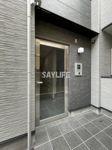 ハーモニーテラス平野西Ⅱのエントランス