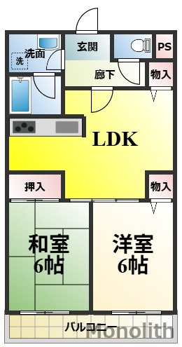 トークストリートアソガワの間取り