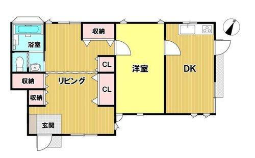 新須賀町３丁目　中古戸建の間取り