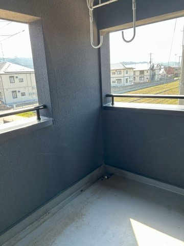 北条辻のバルコニー|落ち着いた時間を過ごせるバルコニーです