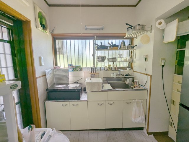 則之内一戸建てのキッチン|コンパクトなキッチンで掃除もラクラク