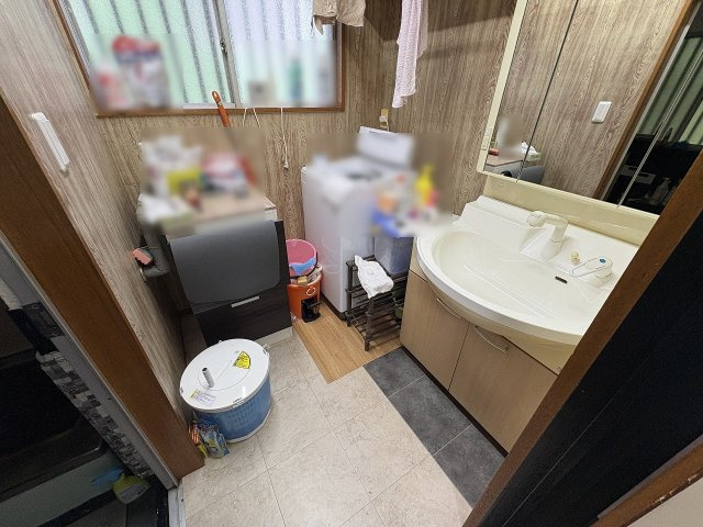 中古戸建の洗面所
