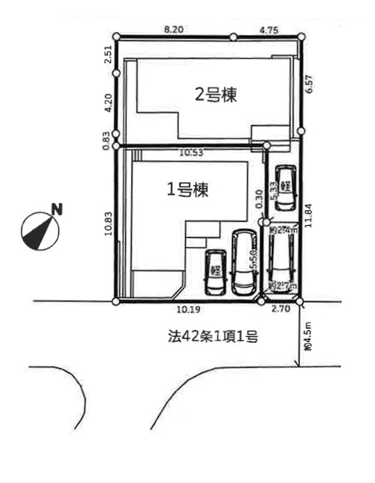 住環境は落ち着ている地でナンボ！駐車場も２台分ほどあるのも嬉しいポイントで、外観や内装も気になるところですね♪ならば、いっちょ見てみましょうか！な、【保土ケ谷区新井町】新築戸建の区画図