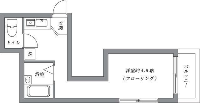 ＭＥＬＤＩＡ江北の間取り
