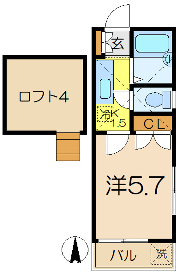 【間取り】 | 第５ＧＭコーポ