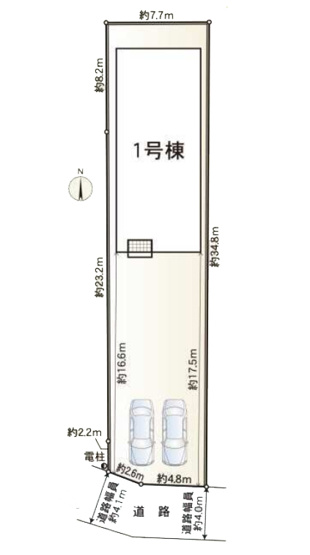 【区画図】 | 犬山市大字五郎丸字柿崎55-1『仲介料無料』新築戸建て | 1号棟