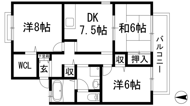 【間取り】 | グリーンパーク鴻池