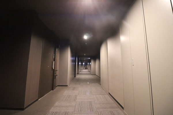 【その他共用部分】 | 【居住フロア　共用廊下】外からの視線が届かない、安心の内廊下設計！天候にも左右されません！