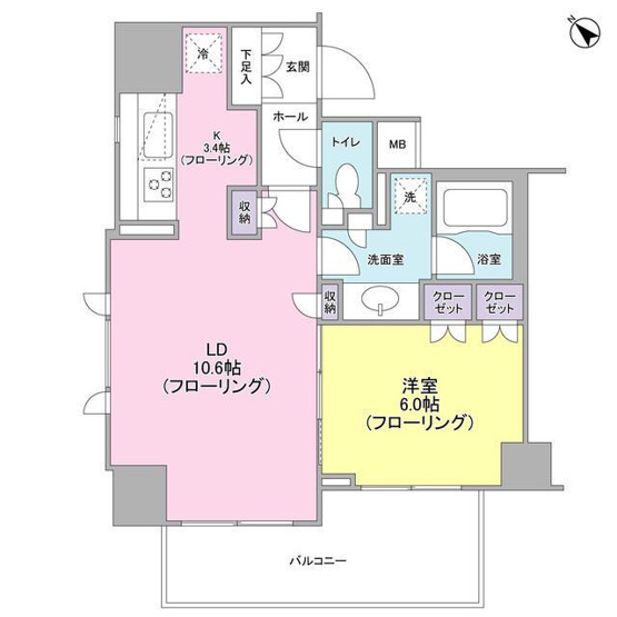 【間取り】 | ルジェンテ高輪台 |  