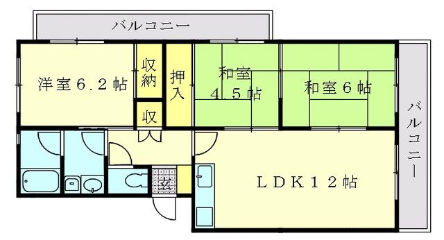 ファミール香椎IIの間取り
