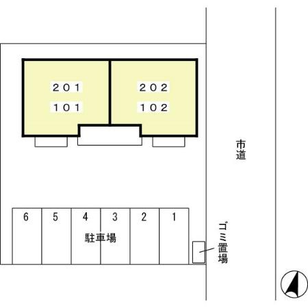 エスペランサ・カーサの区画図