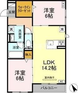 ワイズヴィラ岐南EASTの間取り