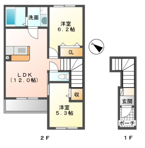 プリムローズの間取り