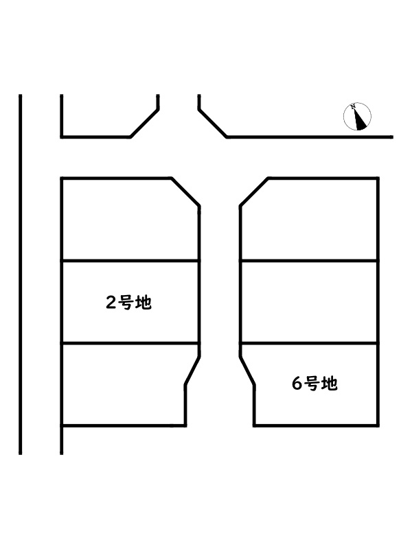 おさきタウン/売土地の区画図