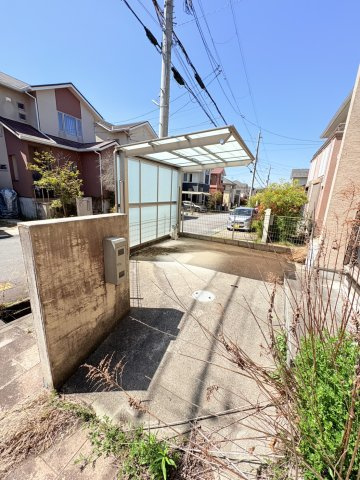 京地3丁目一戸建の庭|お庭の付いた物件です