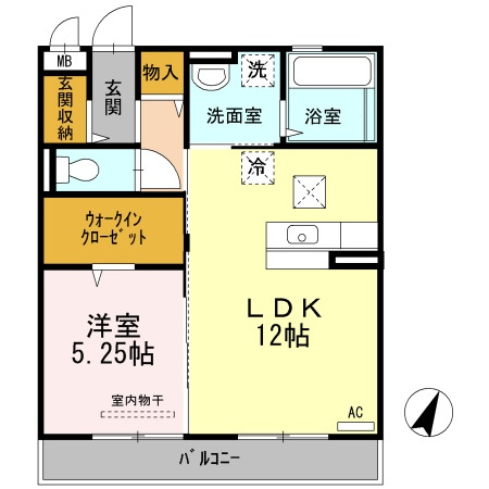 フェリーチェ 大岡の間取り