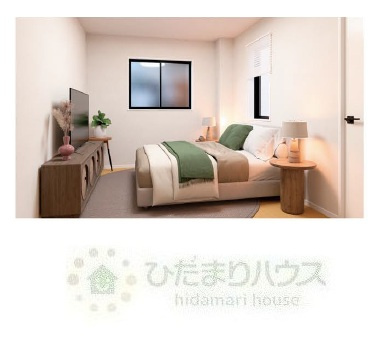 流山市美原5期　新築戸建　1号棟の内装|洋室パース（現状と異なる場合がございます。）