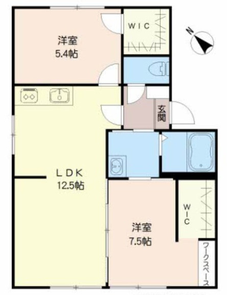 フレグランス　ロペの間取り