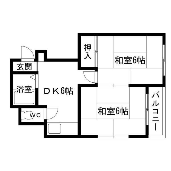 メゾン北田辺の間取り|メゾン北田辺