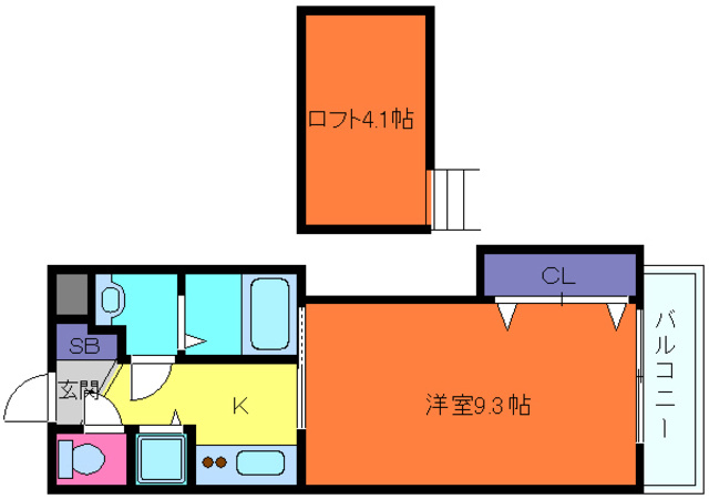 メトロポリタンの間取り