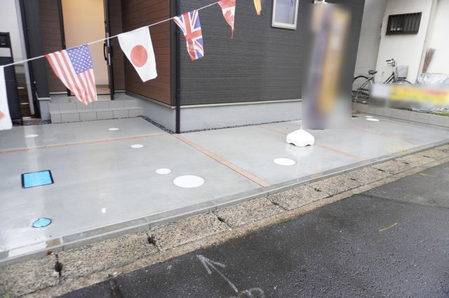 越谷市伊原2丁目 新築分譲住宅の駐車場