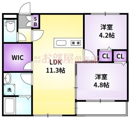 L-bloom御井の間取り