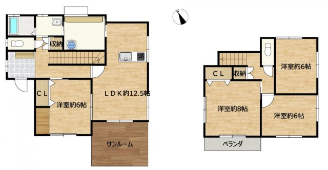 【間取り】 | 鳩山町楓ヶ丘3丁目　中古戸建