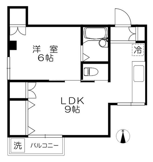 【間取り】 | コーポ塩田