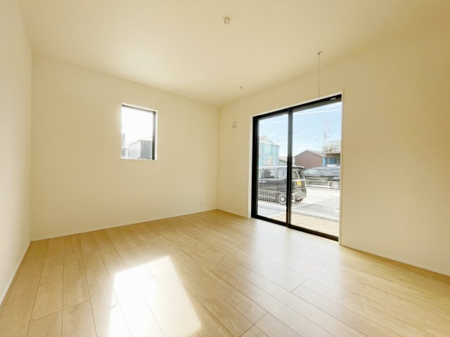 新築戸建・新築建売　玉村町板井　玉村小学校・玉村中学校の洋室|全室フローリングなので家具の統一感を出しやすい間取りです◎