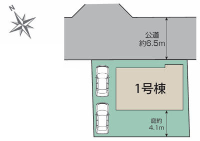 【区画図】 | 海老名市国分寺台５丁目　新築戸建て　全１棟【仲介手数料無料】 | 【仲介手数料無料でご紹介可能です】大樹不動産