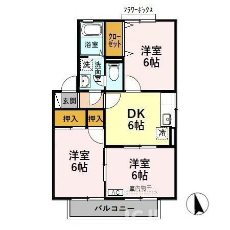 ベッセルオオヌキの間取り