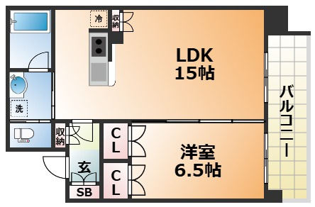 アルファレガロ神戸ウエストの間取り
