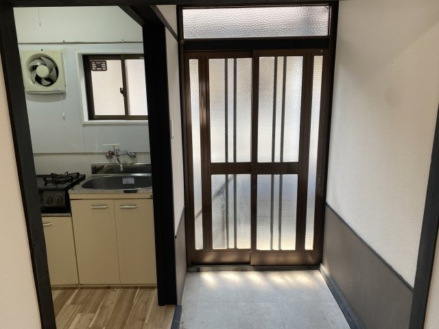 庭井ハイツの玄関|落ち着いた玄関です