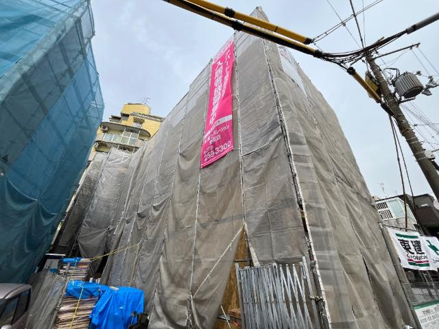 グランディールの外観|建築現場