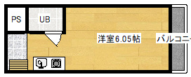 清水丘マンションの間取り