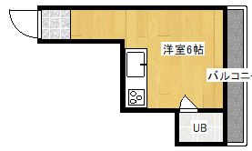 清水丘マンションの間取り