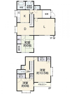 【間取り】 | 【仲介手数料無料！！】川崎市麻生区多摩美2丁目　中古戸建て　3799万円 | 土地面積／159.5㎡（48.24坪）　3LDK　建物面積／106.40㎡