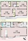 座間市ひばりが丘2丁目　新築戸建て　全１棟【仲介手数料無料】の画像