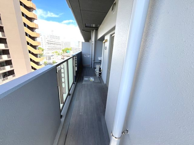 レジディア都島Ⅱのバルコニー